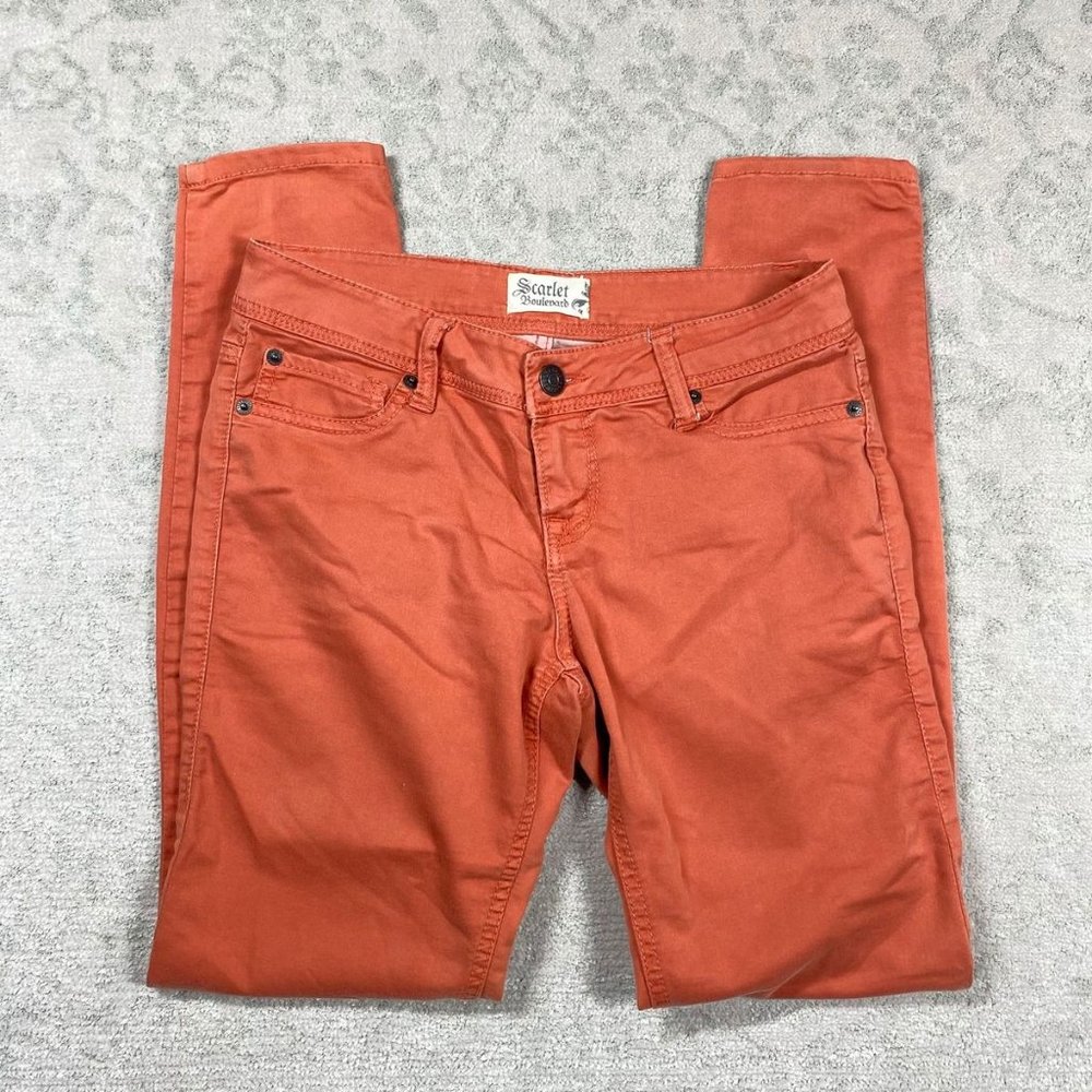 Scarlet Boulevard Size 27 Orange Jeans